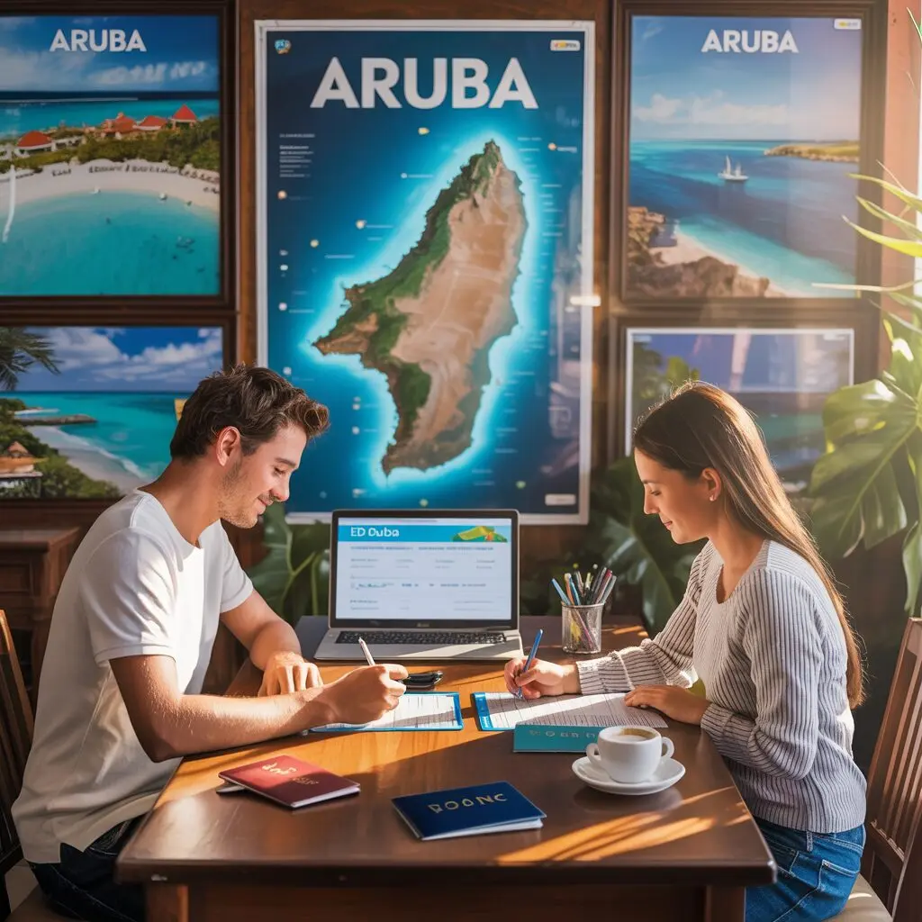 Cómo llenar la ED Card Aruba paso a paso desde Colombia (2026)